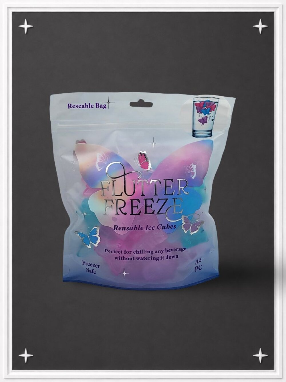 Reusable Butterfly Ice Cubes | NWT